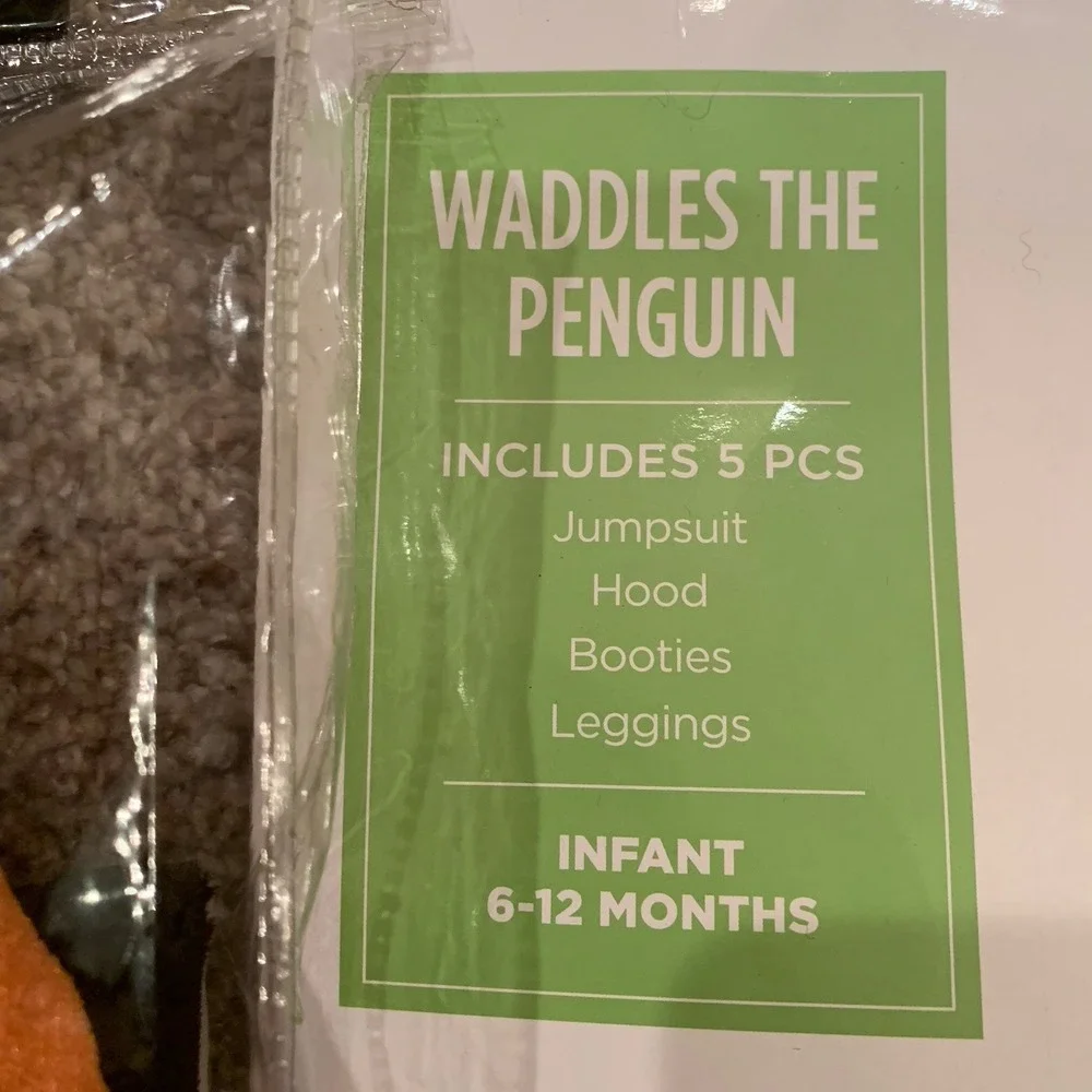 Penguin Costume Size 6-12 Months‎ Infant Baby